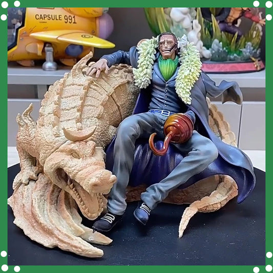 Sir Crocodile Action Figures One Piece Shichibukai Anime Figure Collection Gifts AU