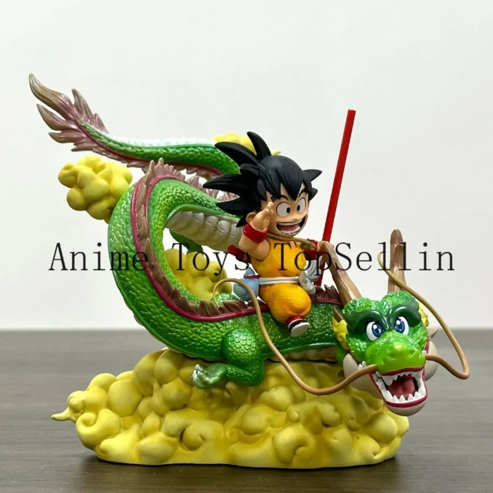 15cm Anime Dragon Ball Goku and Dragon PVC Action Figures Collection Model AU