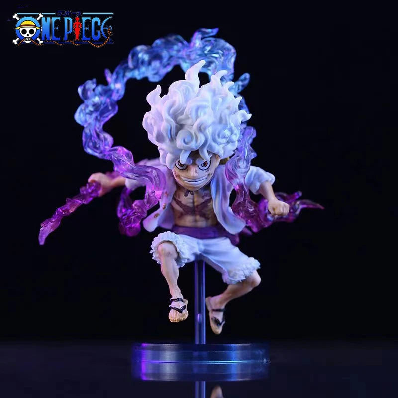 10cm One Piece Luffy Anime Figure GEAR5 Sun God Nika Luffy Action Figures PVC Collection AU