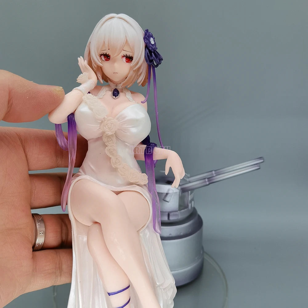 20CM Azur Lane Sirius Dream Tech White Rose PVC Action Figure Toy Game Collectible Model