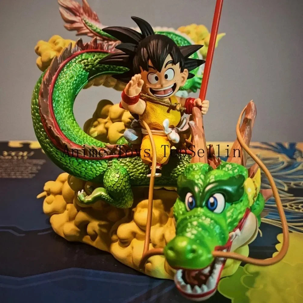 15cm Anime Dragon Ball Goku and Dragon PVC Action Figures Collection Model AU