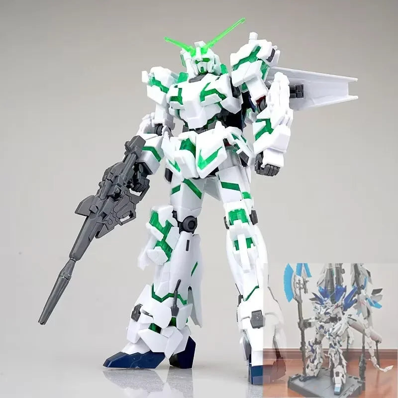 XD Unicorn HG 1/144 RX-0 Destruction Mode Assemble The Model Kit Action Figures Explosive Armor Kids Toy Gift Collectible