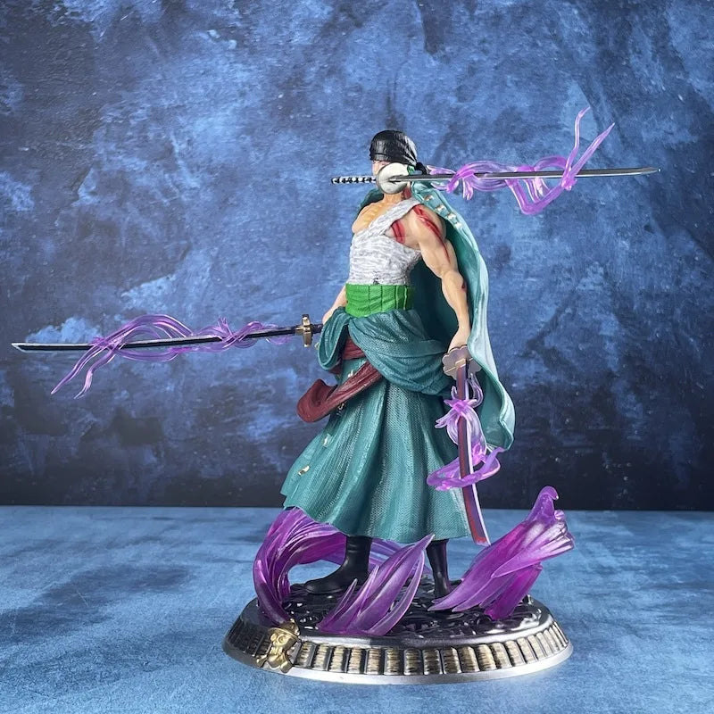 21cm New One Piece Anime Figure Bath Blood Roronoa Zoro PVC Action Figure Collection Exquisite Model