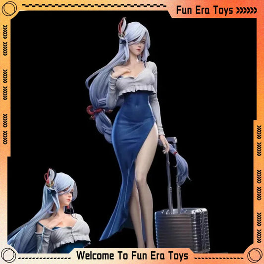 45cm Shenhe Genshin Impact Anime Figures Sexy Model Collection Toys Gift