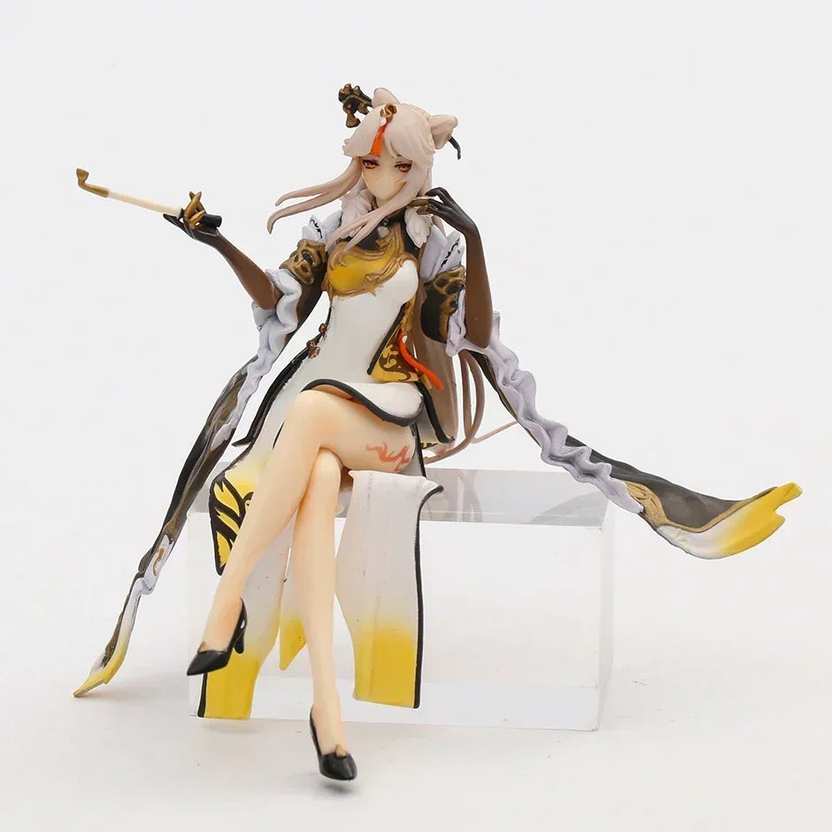 14cm Genshin Impact Ningguang PVC Figurine Doll Model Figure