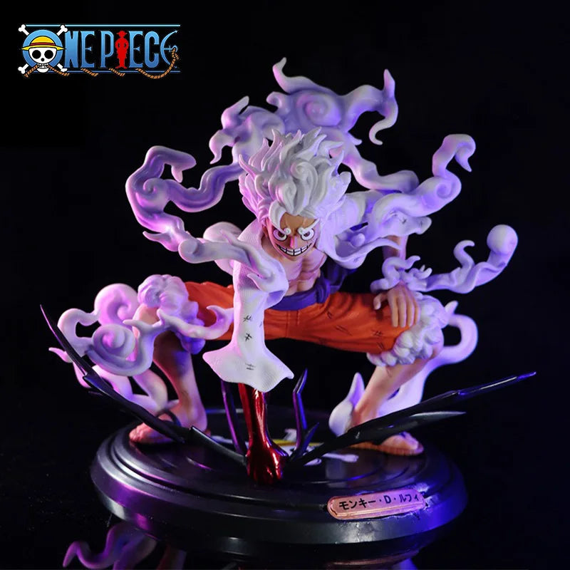 20cm One Piece Gear Fifth 5 Sun God Nika Luffy Excellent Figure Anime Model Stat AU