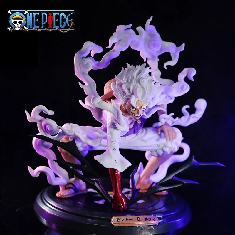 20cm One Piece Gear Fifth 5 Sun God Nika Luffy Excellent Figure Anime Model Stat AU