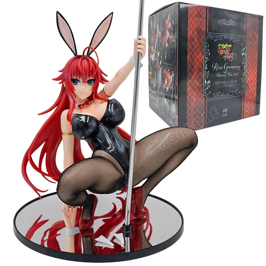 36cm High School DxD HERO Rias Gremory Bunny Girl Anime Figure Sexy Model Doll