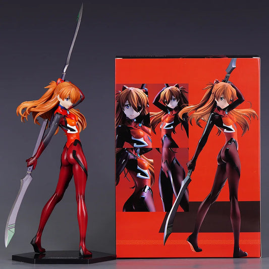 28CM EVA Figure Ayanami Rei Asuka Langley Soryu Evangelion Gashapon Figures PVC Collection Model Toy