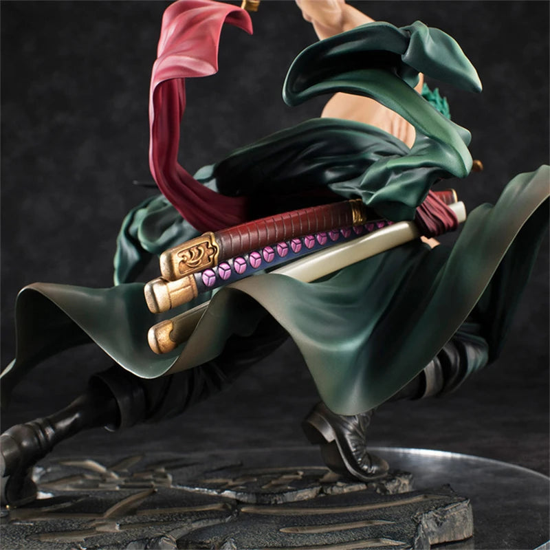 One Piece 10CM Figure Roronoa Zoro Three-blade Sa-maximum PVC Action Collection Figurine Model AU