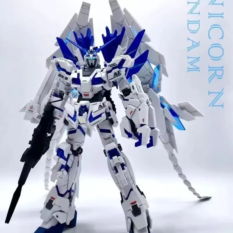 XD Unicorn HG 1/144 RX-0 Destruction Mode Assemble The Model Kit Action Figures Explosive Armor Kids Toy Gift Collectible