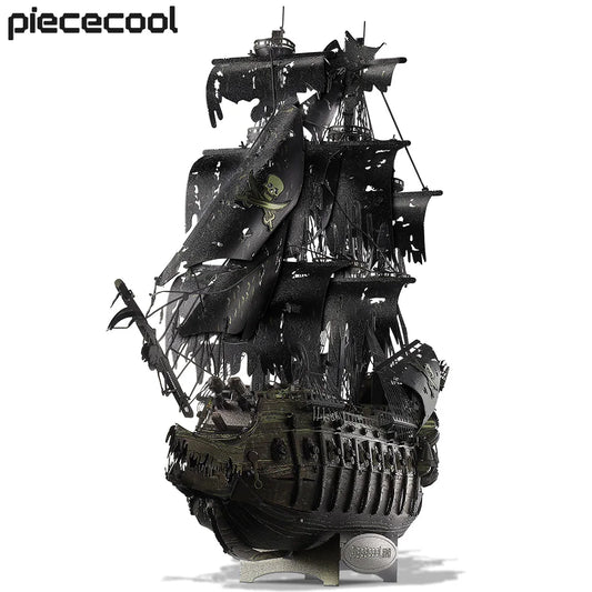 3D Metal Puzzle The Flying Dutchman Model Building Blocks Pirate Ship Jigsaw for Teens Brain Teaser DIY Toys