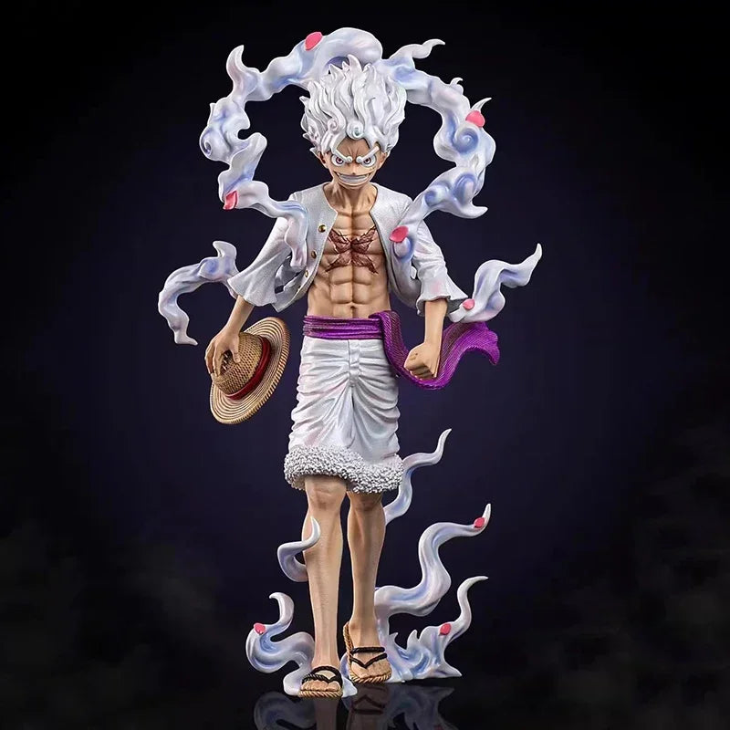 23cm One Piece Figure Gear 5 Luffy Action Figure Sun God Nika Luffy AU