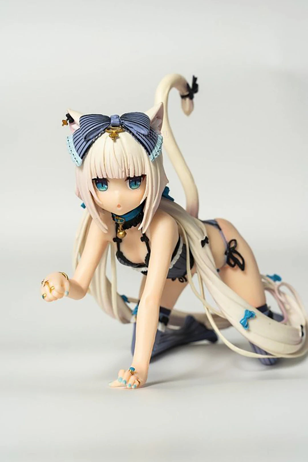 23cm length Nekopara Chocola vanilla Swimming Ver Complete Figure Anime Figure PVC Game Action Figure