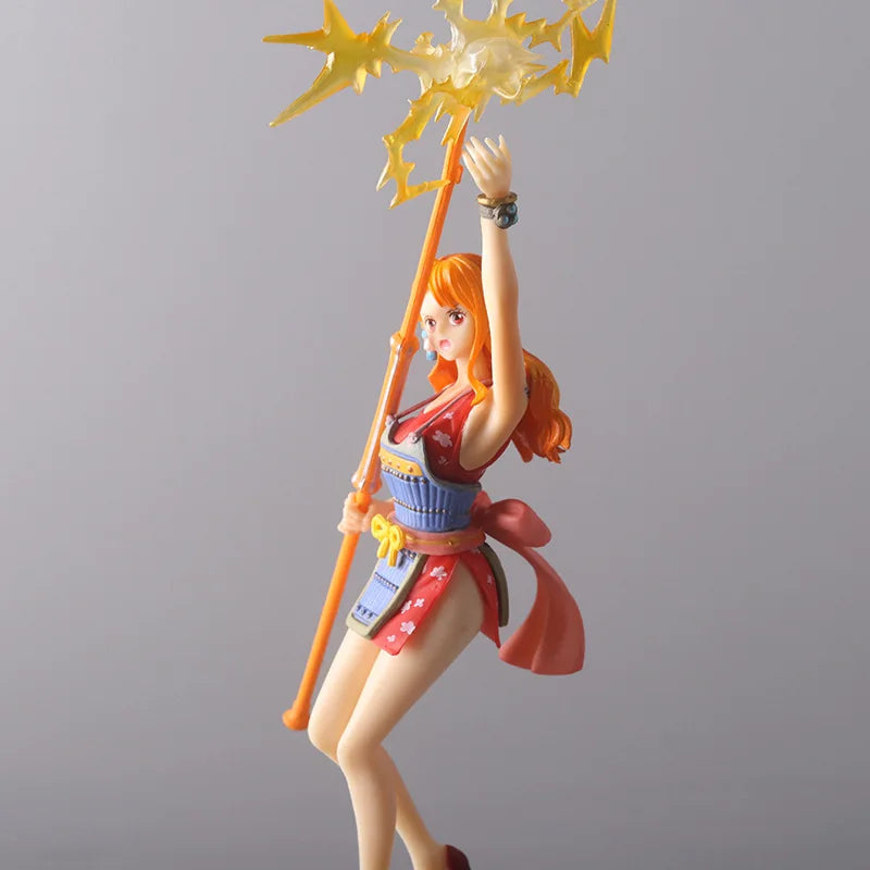 23cm One Piece Nami Beauty Girl Standing Action Figure PVC Collection