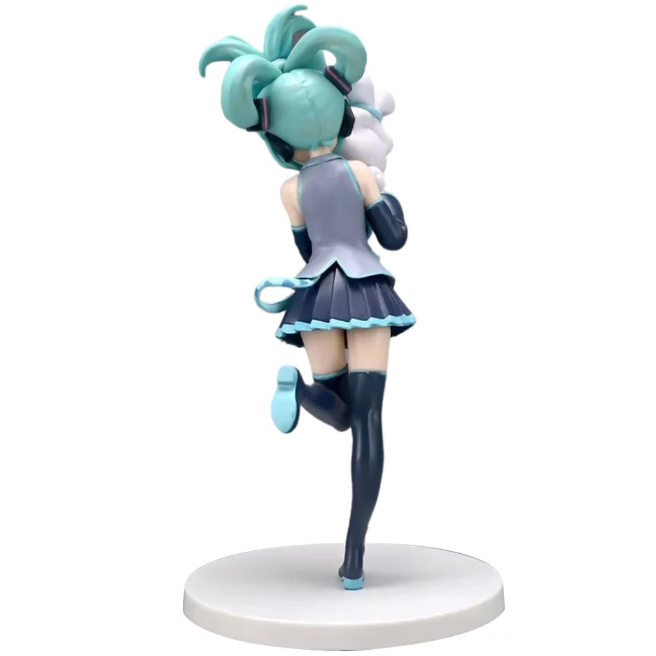 20CM Anime Hatsune Miku X Cinnamoroll Figure Anime Collectible Models Decorations Cute Gift AU