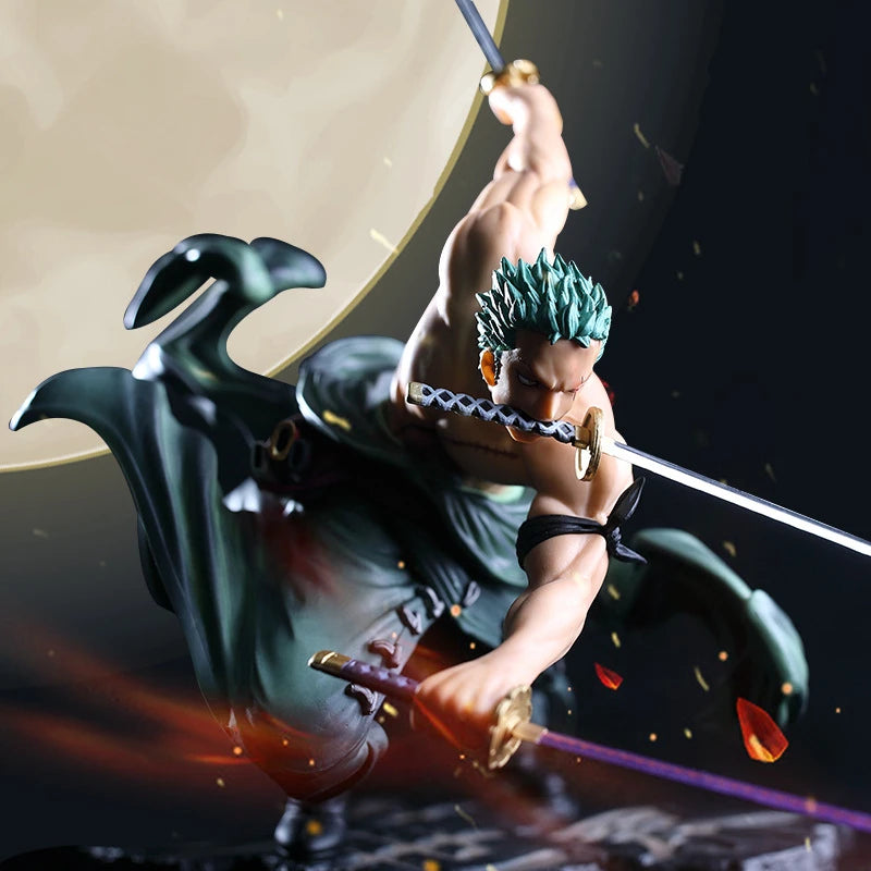 10cm Anime One Piece Figure Roronoa Zoro Three-blade Sa-maximum Action Figure PVC Collection Model