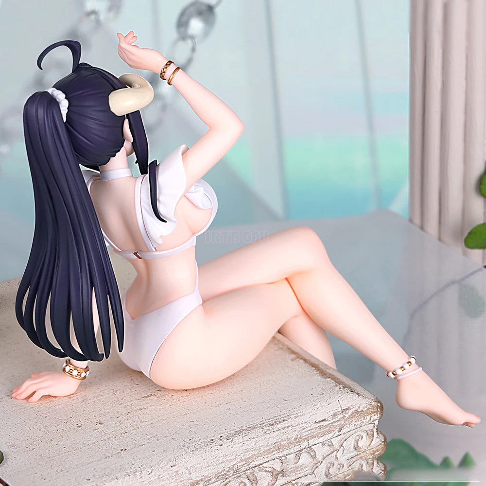 16cm Overlord III Albedo Swimsuit Ver Japanese Anime PVC Action Figure