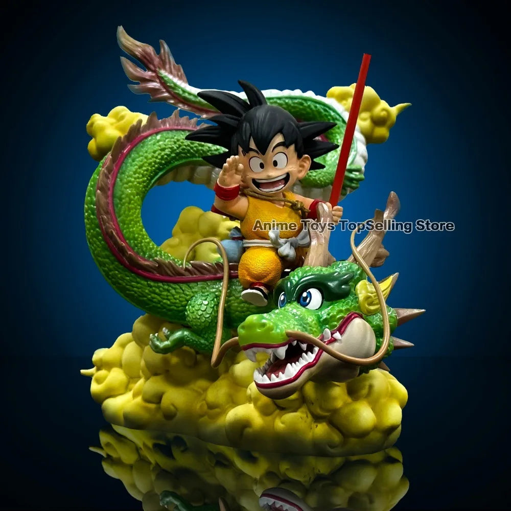 15cm Anime Dragon Ball Goku and Dragon PVC Action Figures Collection Model AU