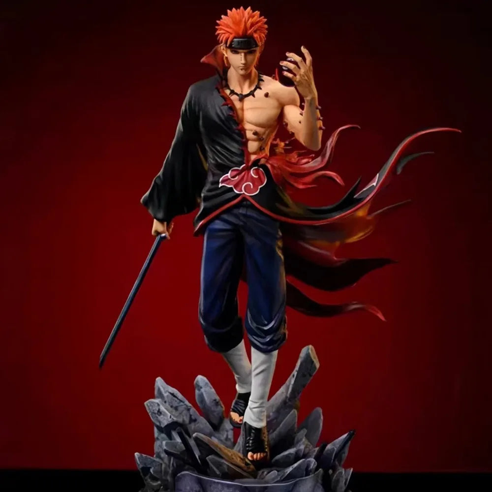 23cm/9in Anime Figures Naruto Figure Pain Figure PVC Statue Collection Model Toy Gifts AU