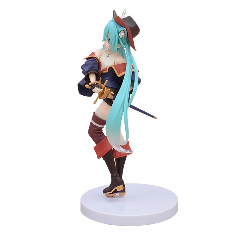 20cm Fairy Tale Wonderland Hatsune Miku Puss in Boots Action Figure