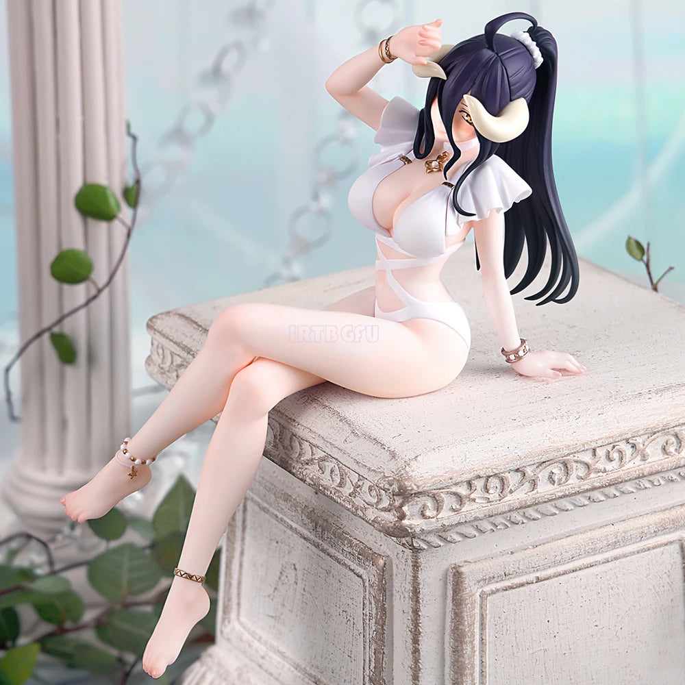 16cm Overlord III Albedo Swimsuit Ver Japanese Anime PVC Action Figure