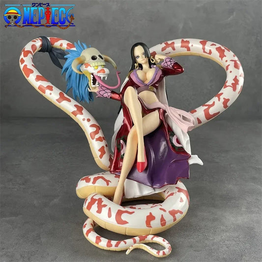 One Piece Empress Nine Snakes Boya Hancock Sitting Action Figure Collection