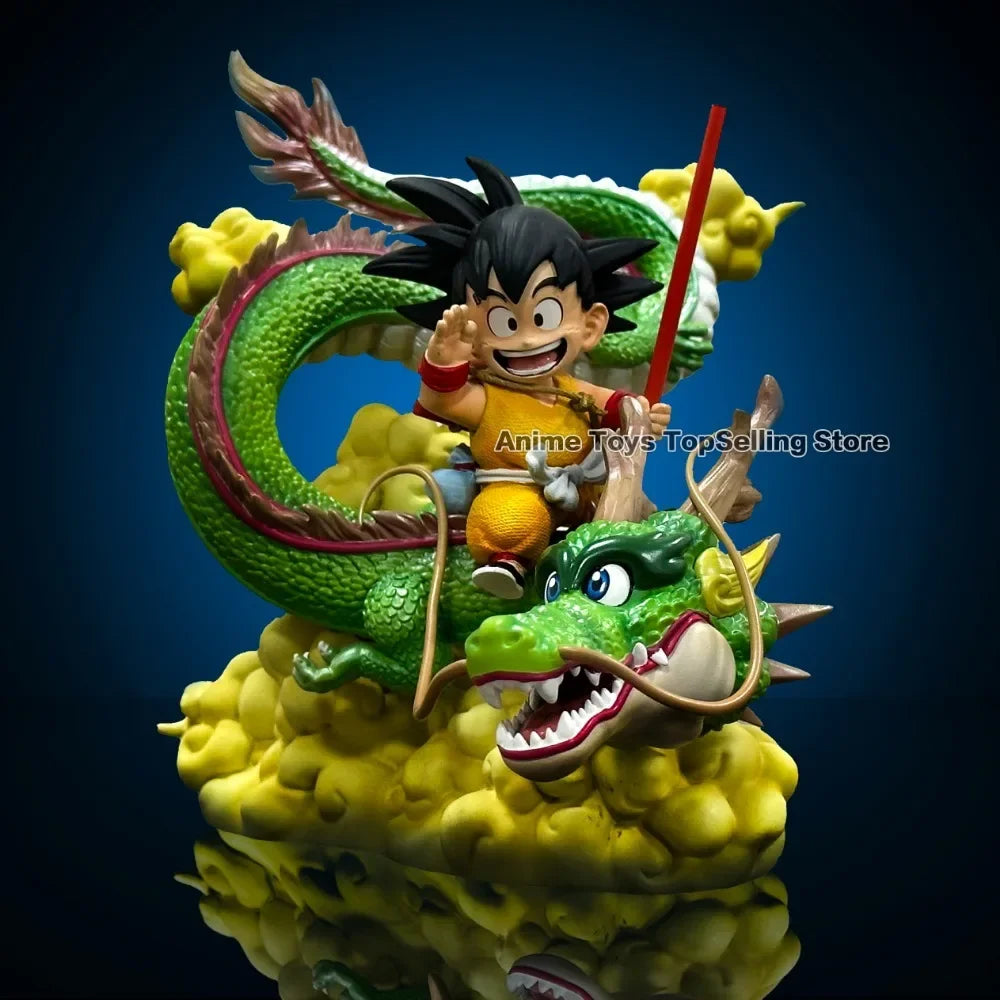 15cm Anime Dragon Ball Goku and Dragon PVC Action Figures Collection Model AU