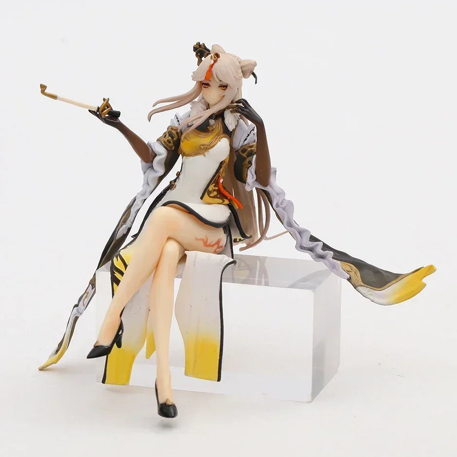 14cm Genshin Impact Ningguang PVC Figurine Doll Model Figure