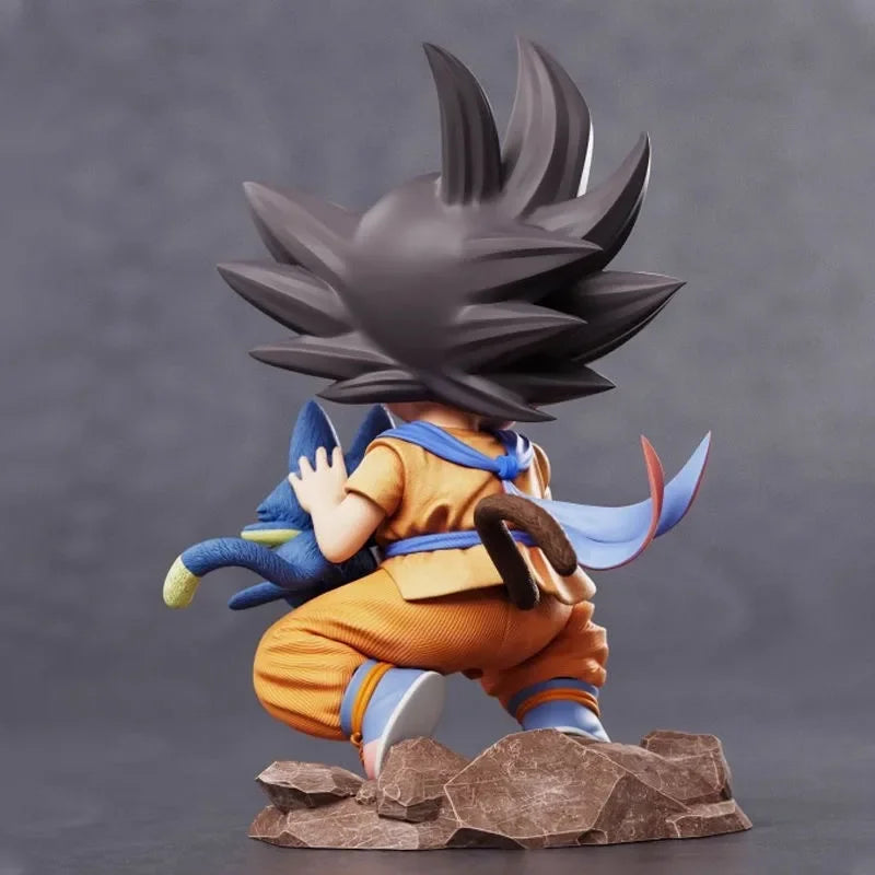 10cm Anime Dragon Ball Z Goku Embrace Pura PVC Figure AU