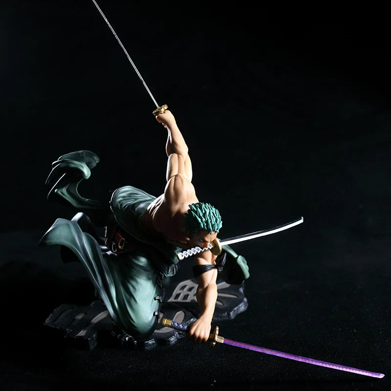 10cm Anime One Piece Figure Roronoa Zoro Three-blade Sa-maximum Action Figure PVC Collection Model