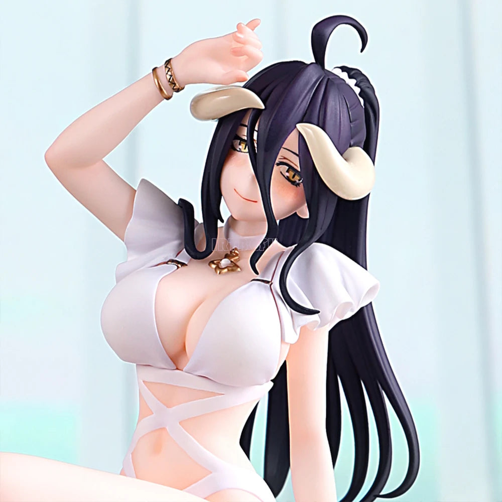 16cm Overlord III Albedo Swimsuit Ver Japanese Anime PVC Action Figure