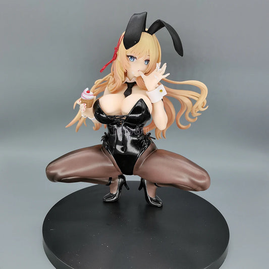 18cm Bunny Girl Uniform Anime Figures PVC Action Figure Toy Game Collectible Model Doll