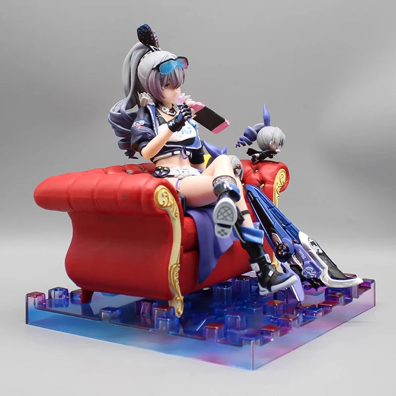 23cm Silver Wolf Doll Honkai Star Rail Figures Model Peripheral PVC Collectible Statue