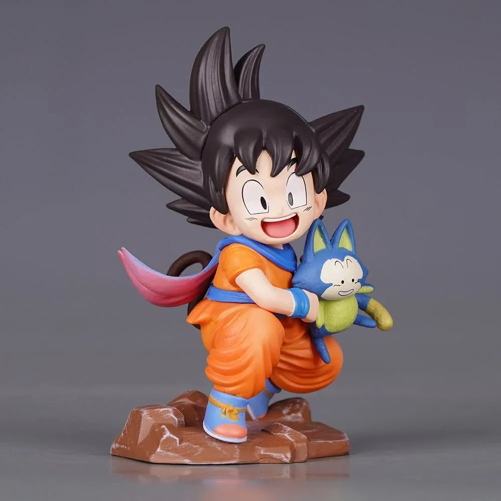 10cm Anime Dragon Ball Z Goku Embrace Pura PVC Figure AU