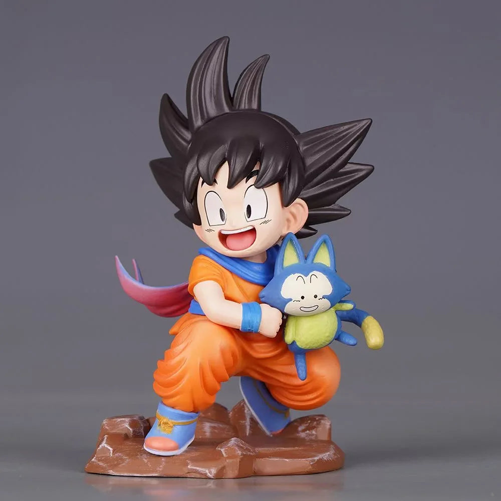 10cm Anime Dragon Ball Z Goku Embrace Pura PVC Figure AU