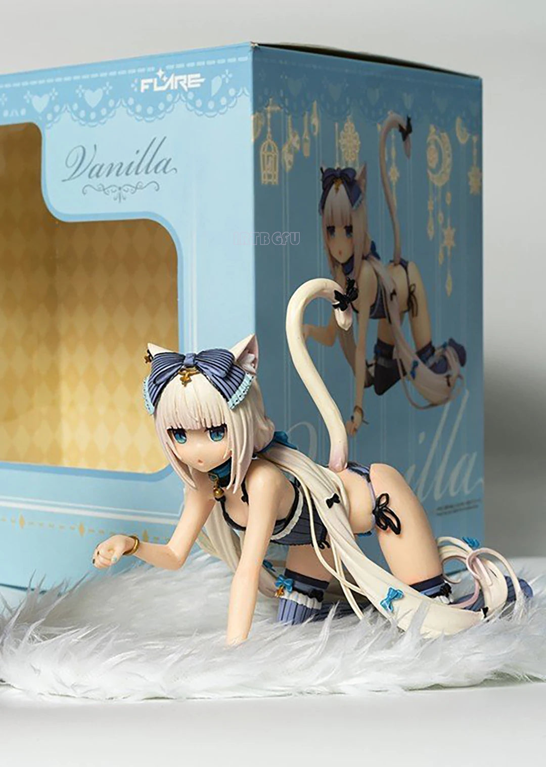 23cm length Nekopara Chocola vanilla Swimming Ver Complete Figure Anime Figure PVC Game Action Figure