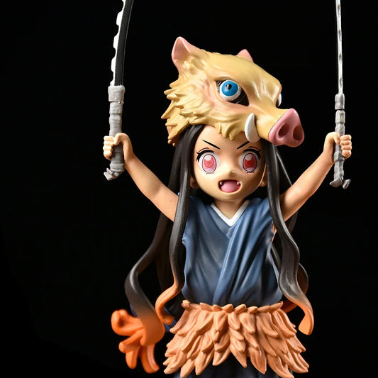 19CM Demon Slayer Anime Figure Kimetsu No Yaiba Pig's Head Kamado Nezuko Figurine Manga PVC Model