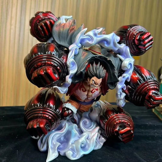 29cm Anime One Piece Luffy Gear 4 Monkey King Crow Cannon Action Figure PVC Collection Model