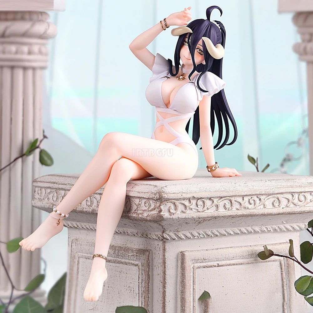 16cm Overlord III Albedo Swimsuit Ver Japanese Anime PVC Action Figure