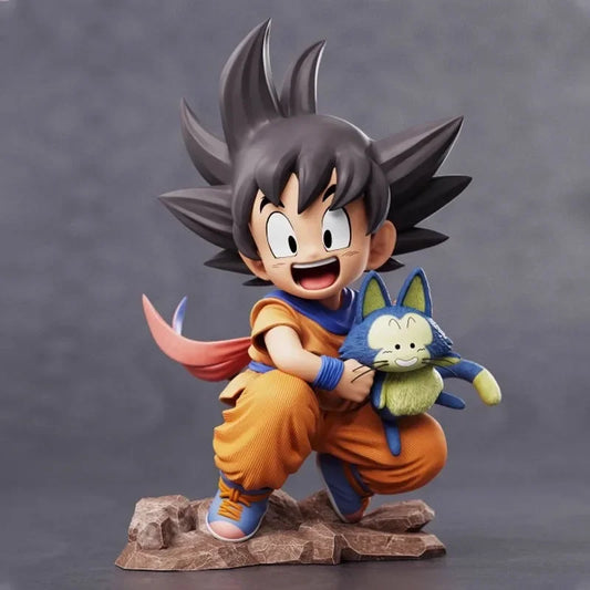 10cm Anime Dragon Ball Z Goku Embrace Pura PVC Figure AU