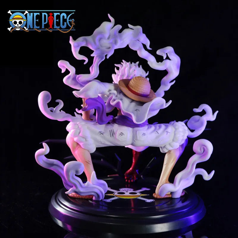 20cm One Piece Gear Fifth 5 Sun God Nika Luffy Excellent Figure Anime Model Stat AU