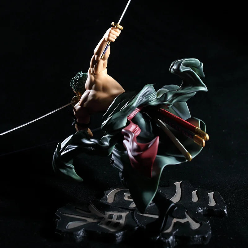 10cm Anime One Piece Figure Roronoa Zoro Three-blade Sa-maximum Action Figure PVC Collection Model